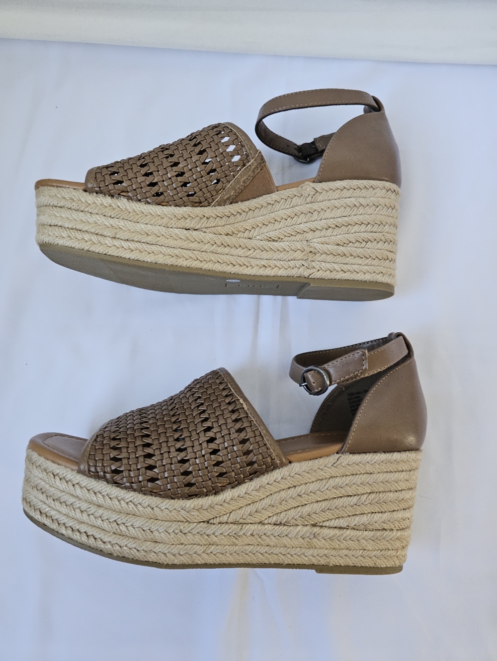 A.N.A. Espadrille Platform Wedge Sandals with Dyed Platform – Size 10 - Picture 12 of 16